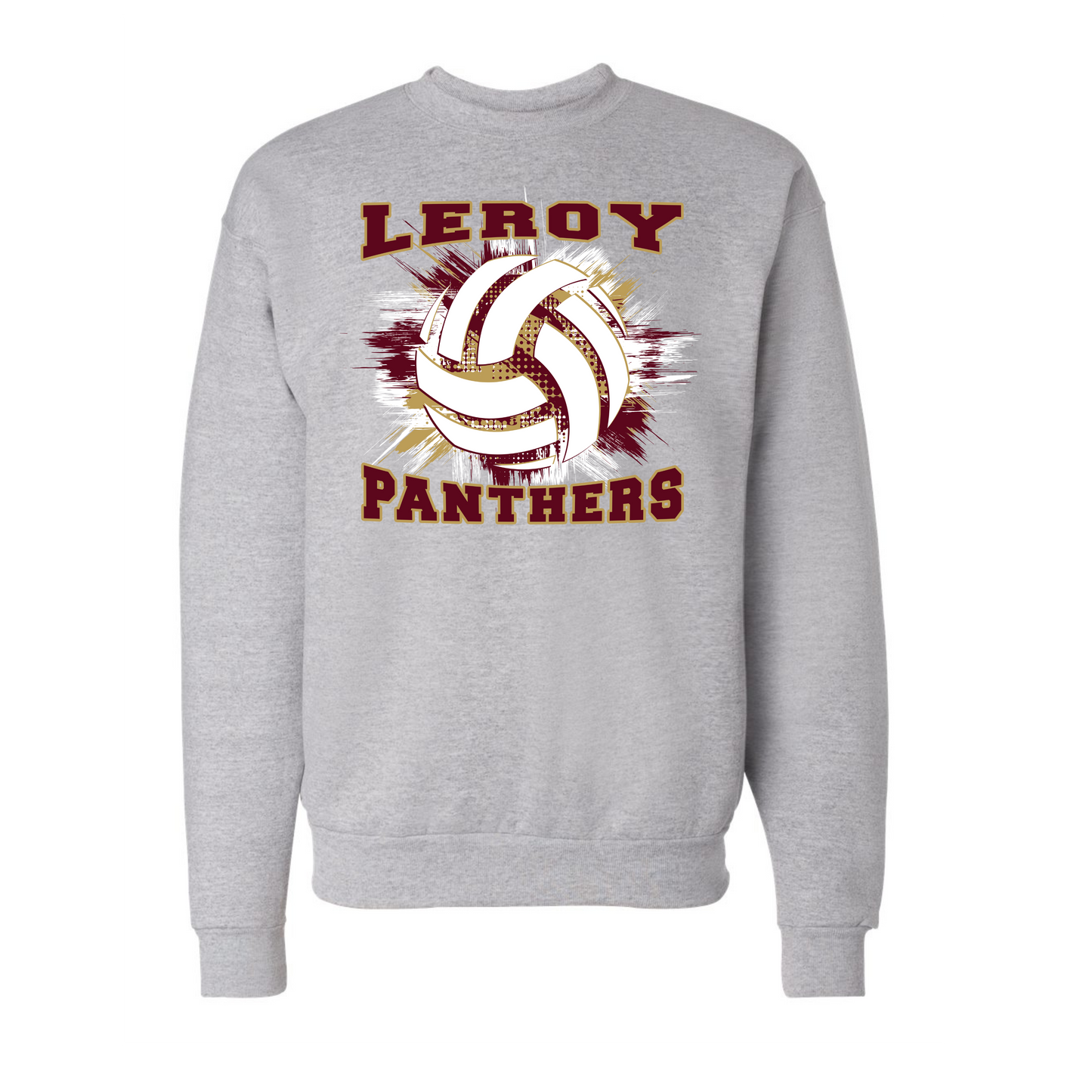 Leroy Panthers Fall 2025 Volleyball Crew Neck Sweatshirt