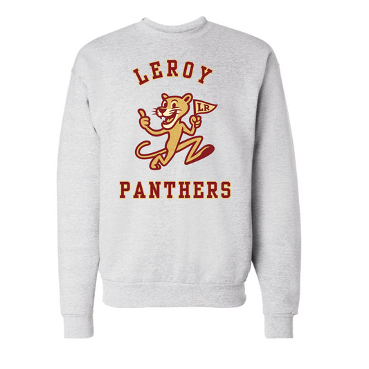 Leroy Panthers Throwback Gray Crew Neck