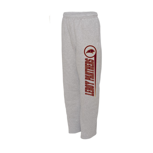 Leroy Panthers Open Bottom Sweatpants