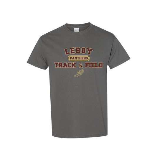 Leroy Track Charcoal Gray T-shirt