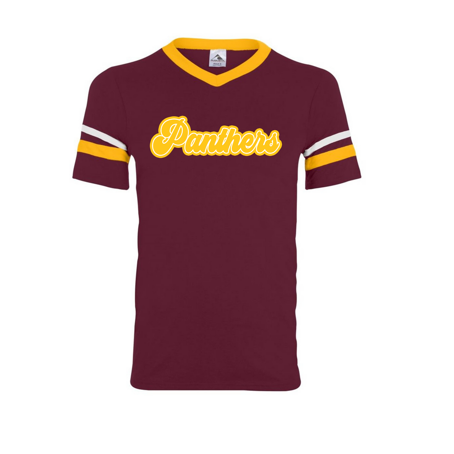 Ringer Leroy Panthers Maroon and Gold T-Shirt
