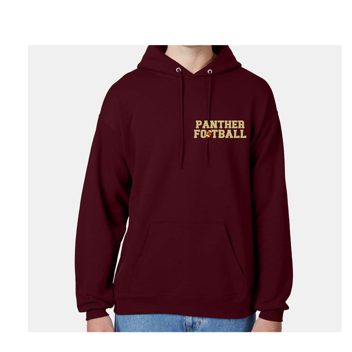 Panther Football Hoodie Custom Design