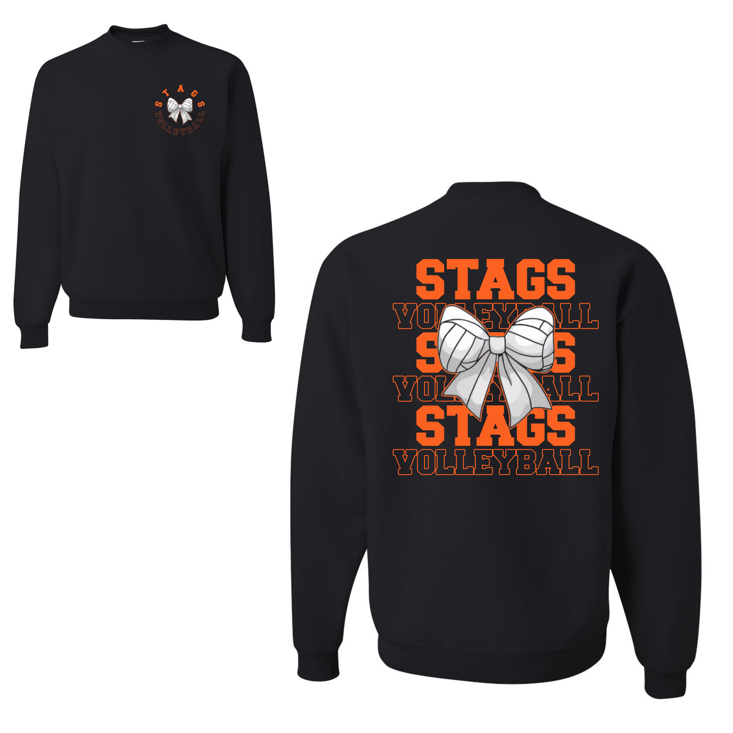 Stags Volleyball Bow Crew