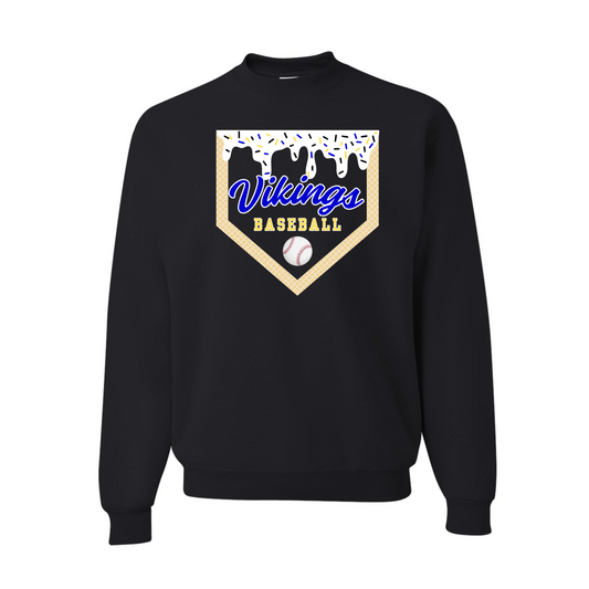 Vikings Ice Cream Drip Crew Neck