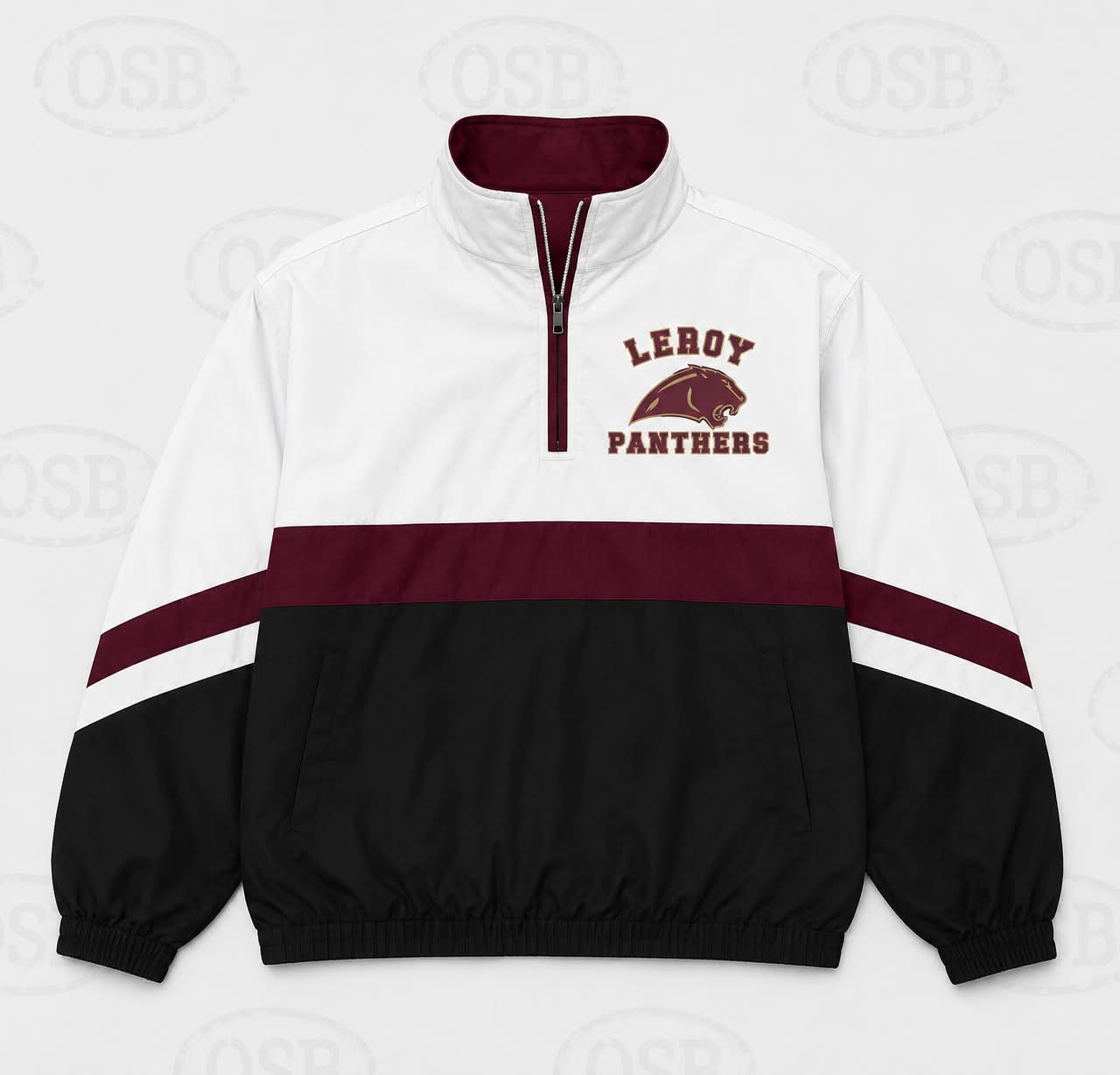 **PRE-ORDER** Leroy Panthers 1/4 Zip Windbreaker