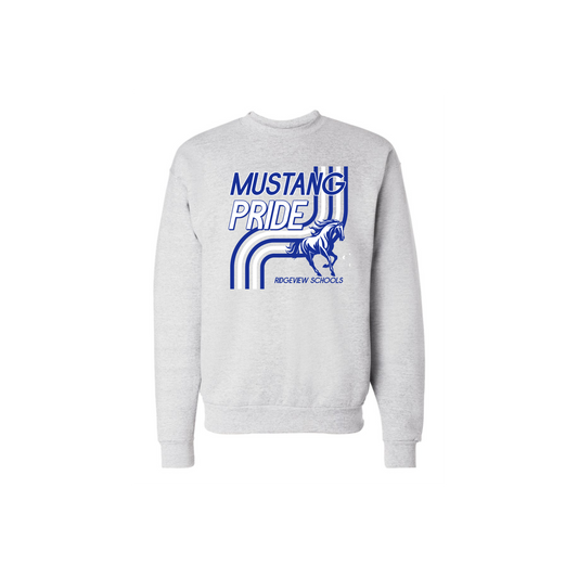 Ridgeview Schools/Mustang Pride Crew Neck